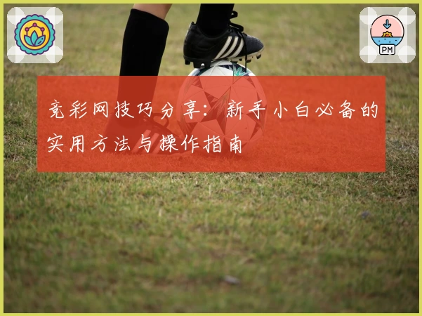 竞彩网技巧分享:新手小白必备的实用方法与操作指南